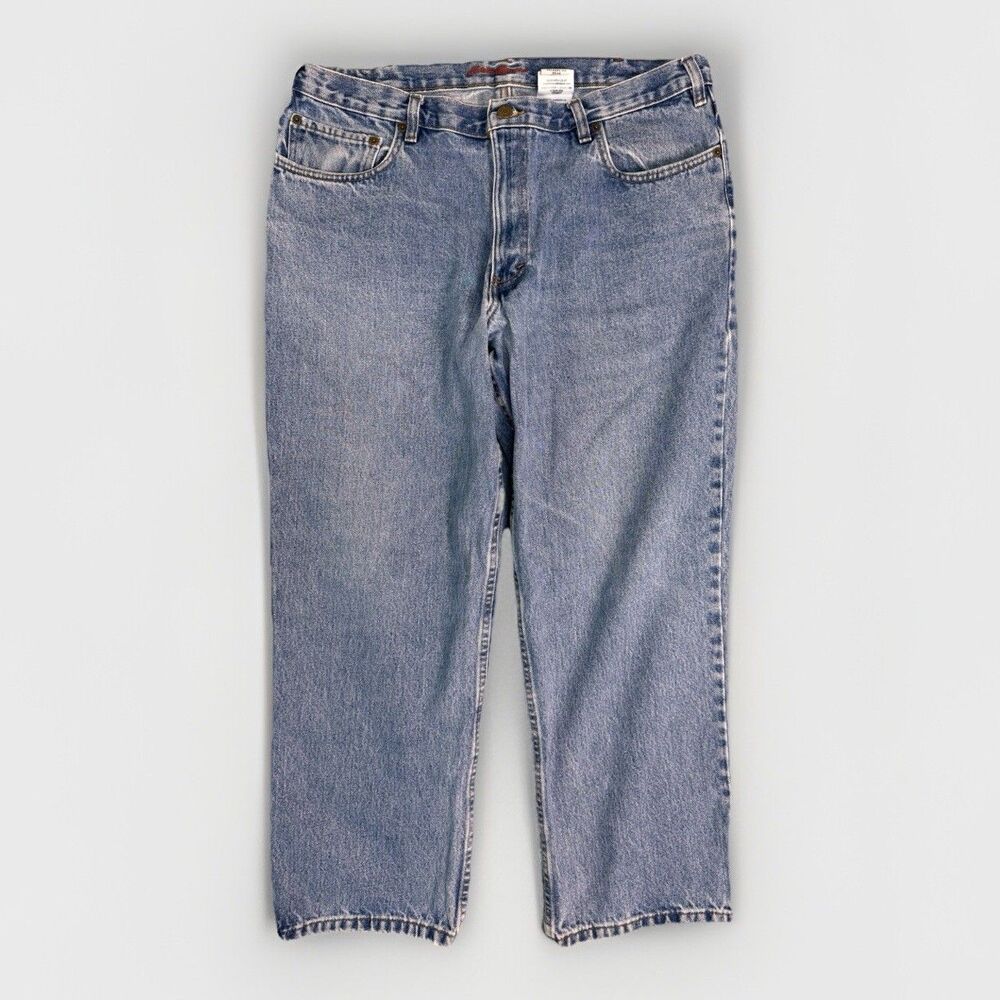 Vintage 90s Baggy Eddie Bauer Relaxed Fit Jeans Mens Size 40x30 Medium Wash